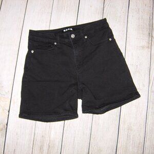 s.o.n.g. black denim shorts 7/28